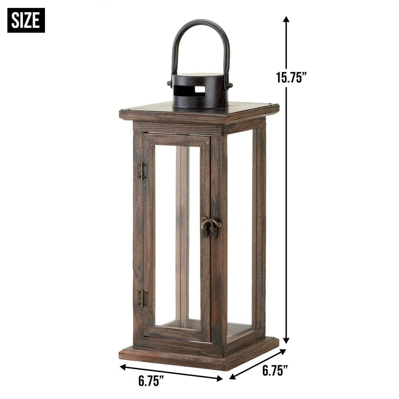 Foto 6 pulgar | Farol De Madera Lantern Koehler Home Decor Perfect Lodge - Venta Internacional.