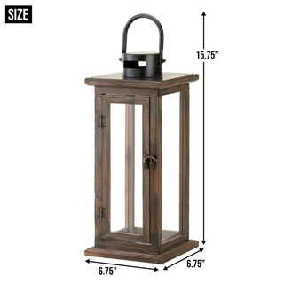 Foto 5 | Farol De Madera Lantern Koehler Home Decor Perfect Lodge - Venta Internacional.
