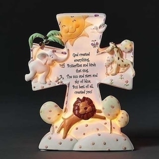 Foto 3 | Luz Nocturna De Roman Giftware Inc., Para Bebé Religioso, 6,5 Cm - Venta Internacional.
