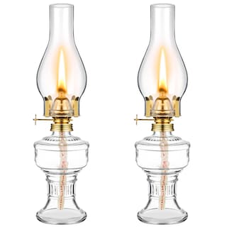 Foto 1 | Lámpara de Aceite Tuanse Chamber Vintage Kerosene Hurricane 33 cm 2 Unidades - Venta Internacional