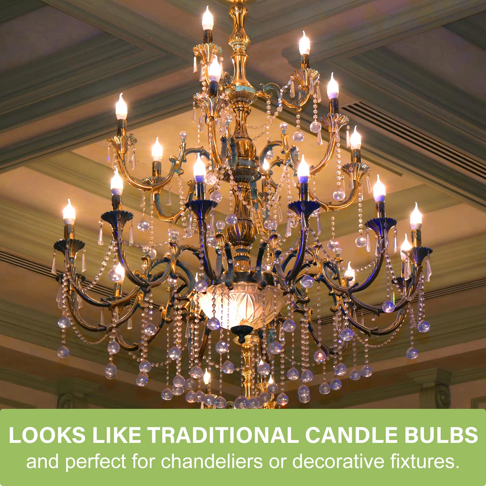Foto 6 pulgar | Bombilla Led Sigalux E12  Candelabro  4 W  2700 K  Regulable  300 Lm  Paquete De 6 - Venta Internacional.