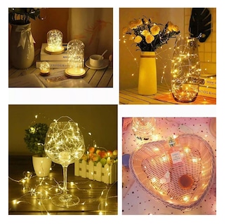 Foto 3 | Luces De Hadas Belug con Pilas Luces De Cadena 2m 20 Led 10 Piezas color Blanco