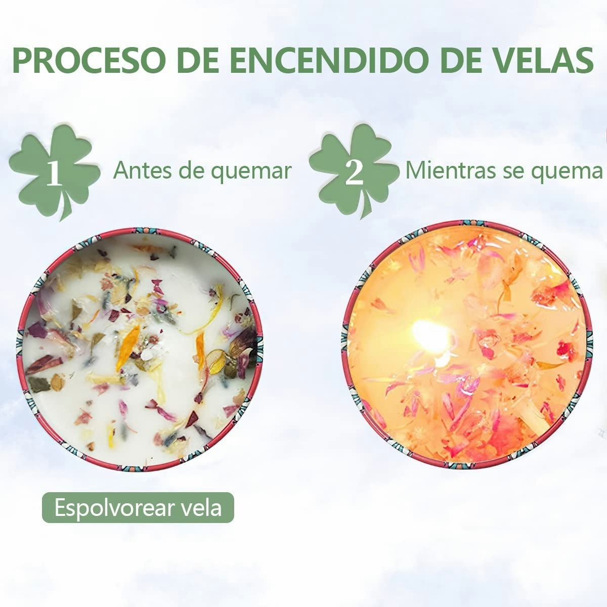 Foto 4 pulgar | 4 Velas Aromáticas de Cera de Soja Funbu