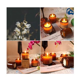 Foto 5 | 3 Velas Aromáticas Decorativas 100% Soya Aromaterapia 3.5 Oz - Olores Rosas/ Naranja/ Jazmín