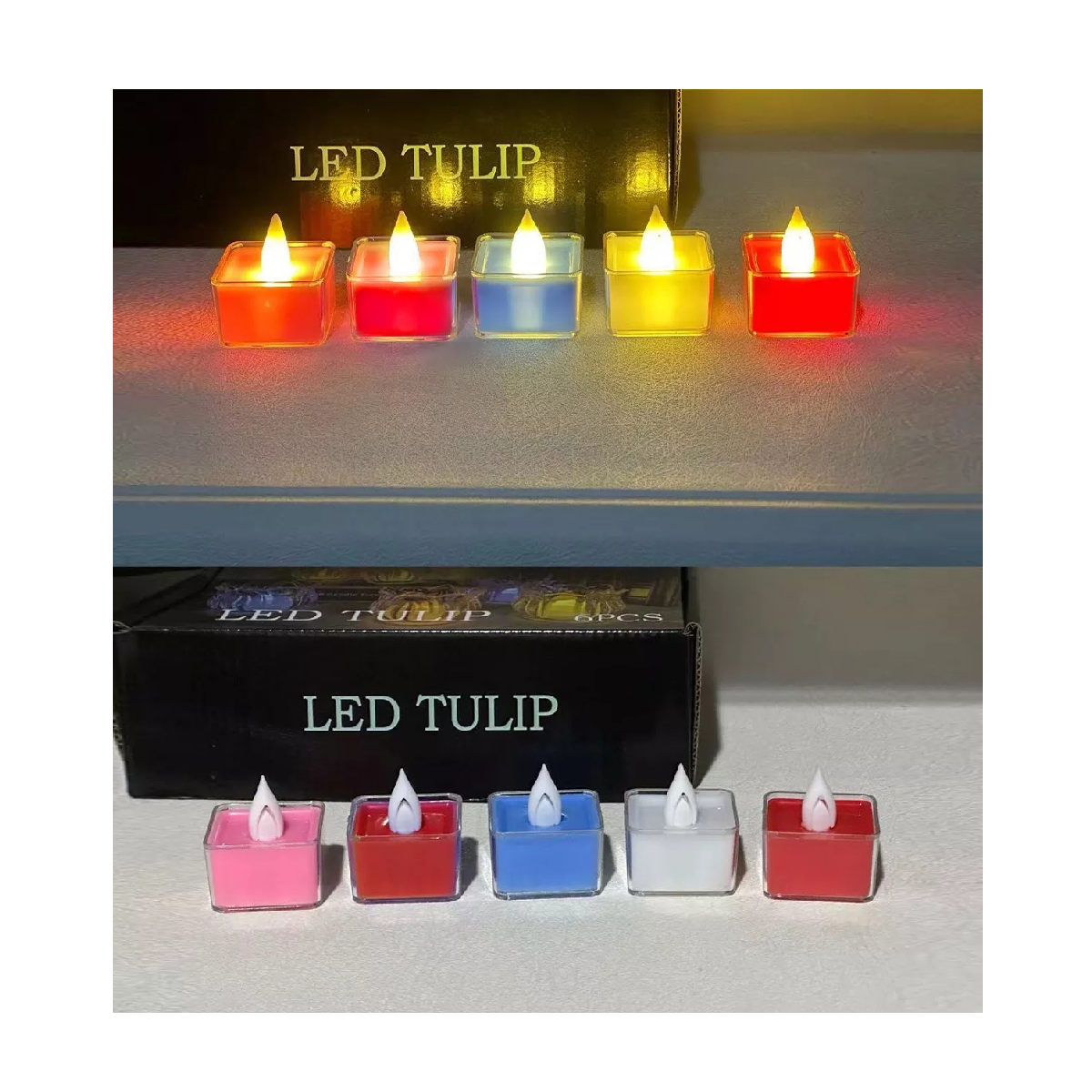 Foto 4 pulgar | 24 Velas Led Flotantes Decorativas Belug Multicolor Sin Llama