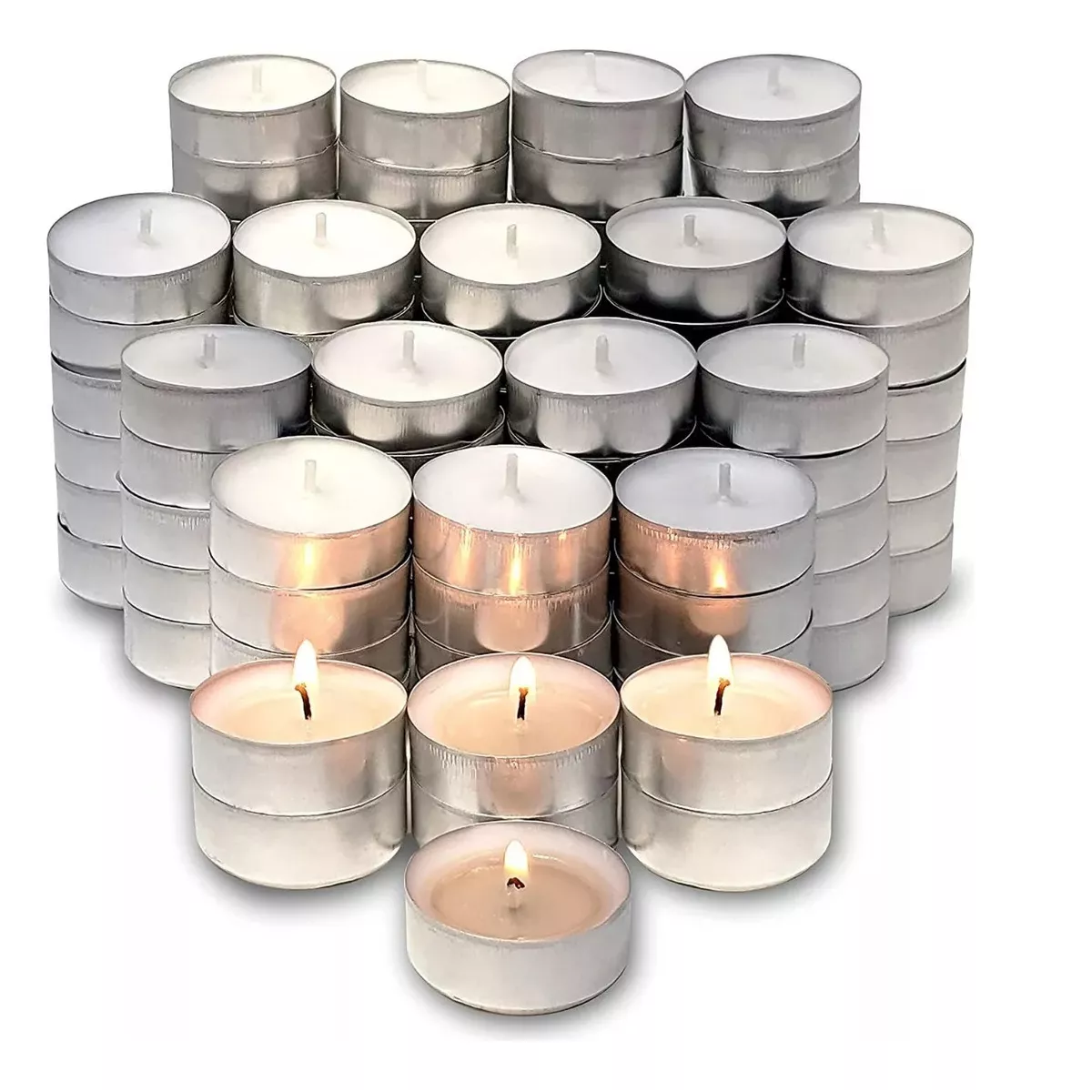 Foto 2 pulgar | Velas Flotantes sin AromaEo Safe Imports Esi-17982 Plateadas 100 Piezas