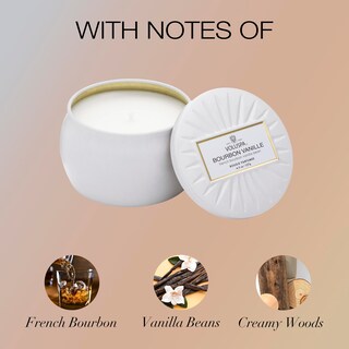 Foto 3 | Mini Lata De Vainilla Y Bourbon De Candle Voluspa, 118 Ml, 25 Horas De Duración - Venta Internacional.