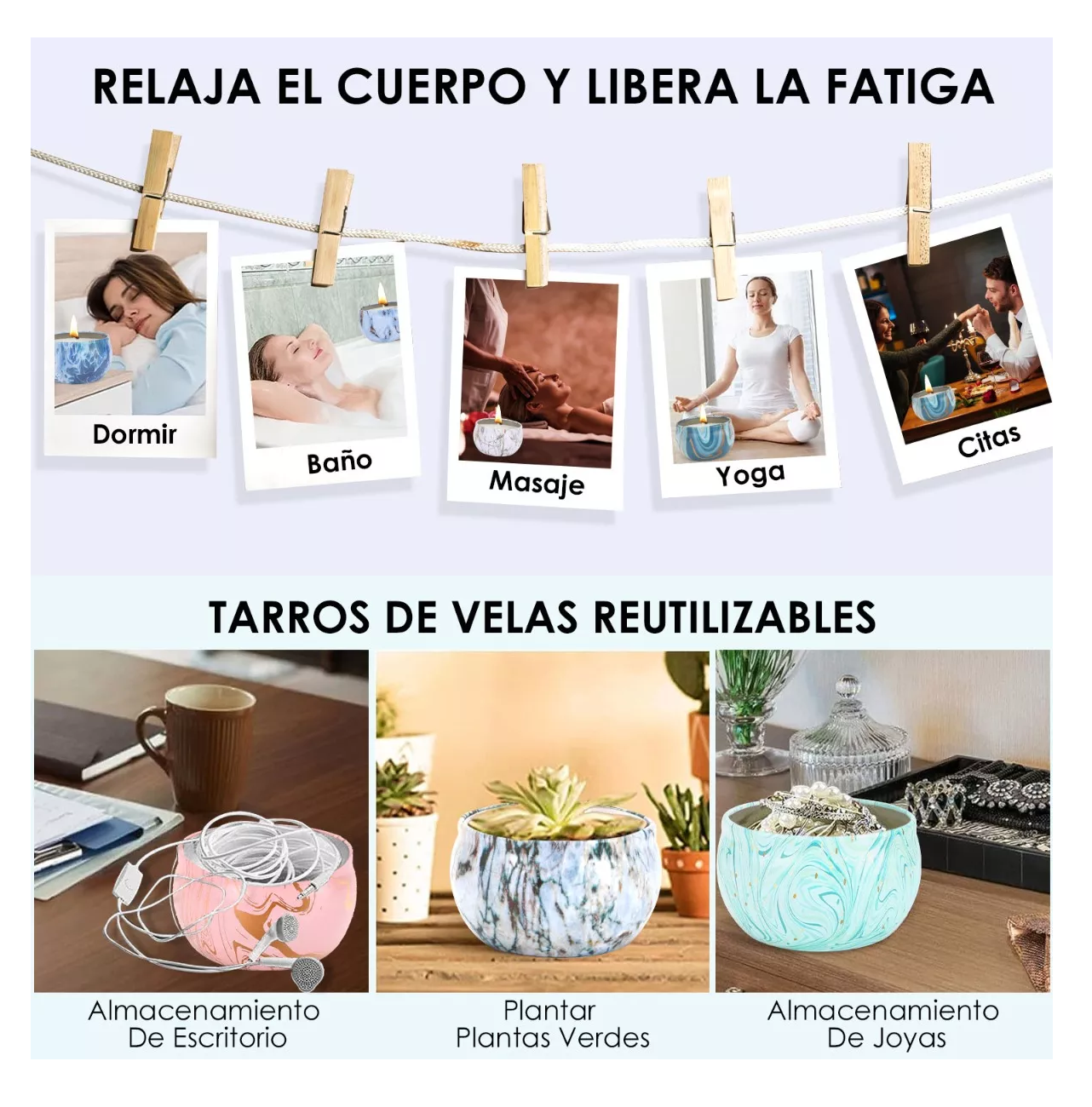 Foto 5 | Velas Aromáticas Decorativas Lab.g 16 Piezas