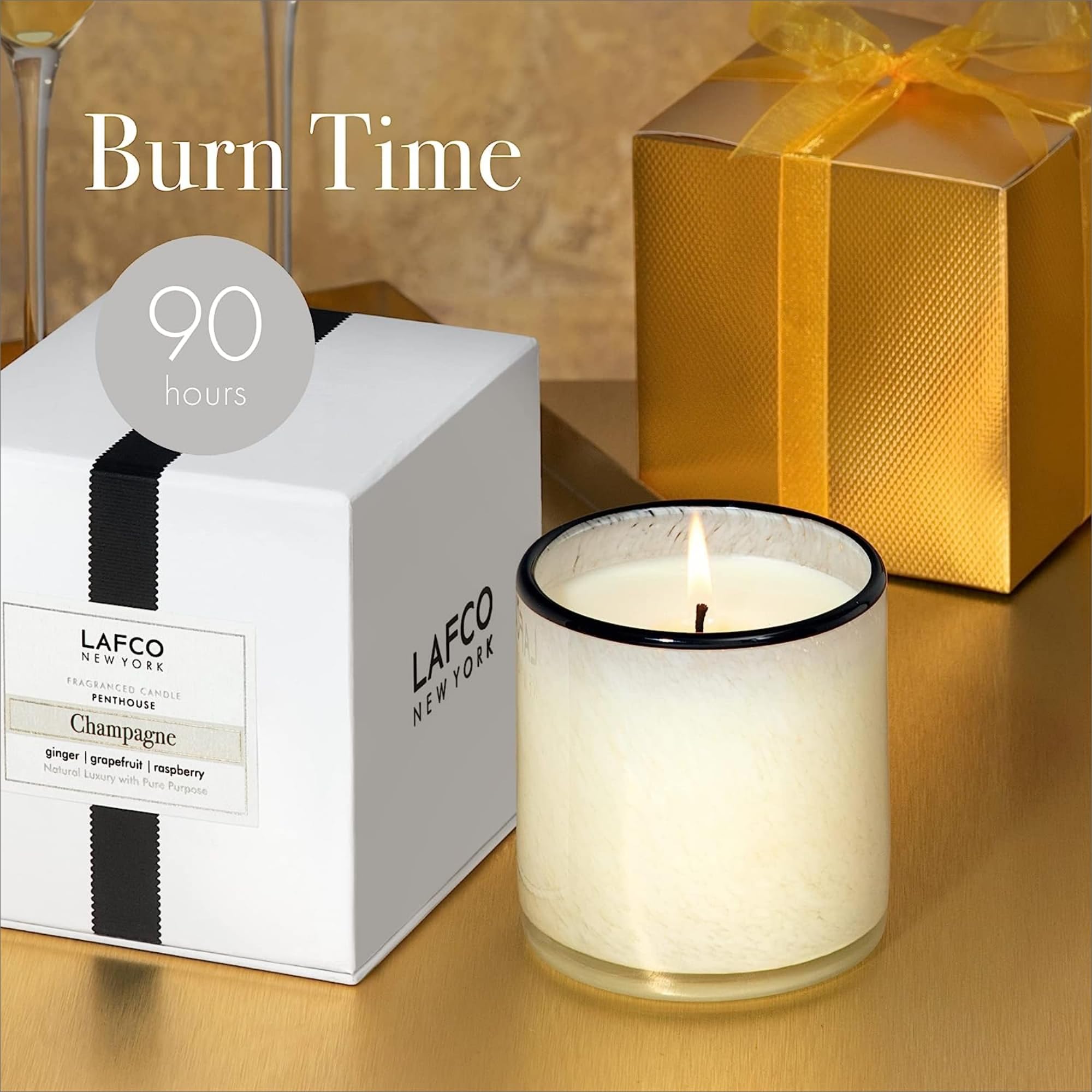 Foto 4 | Candle Lafco New York Champán, 460 Ml, 2 Unidades, 90 Horas De Combustión - Venta Internacional.