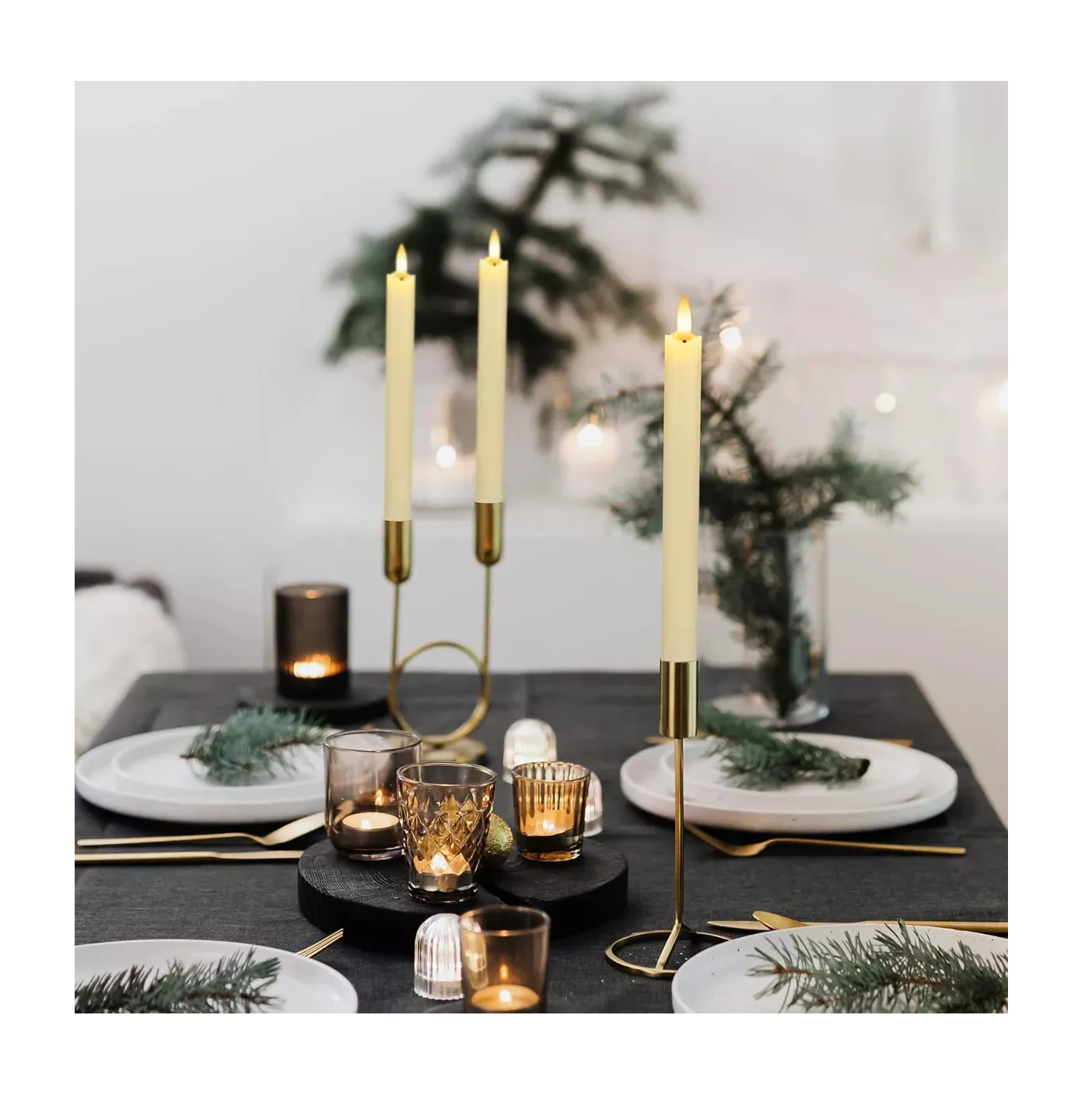 Foto 4 | 6 Pzs Velas Led Decorativas Llama Realista Y Control Remoto