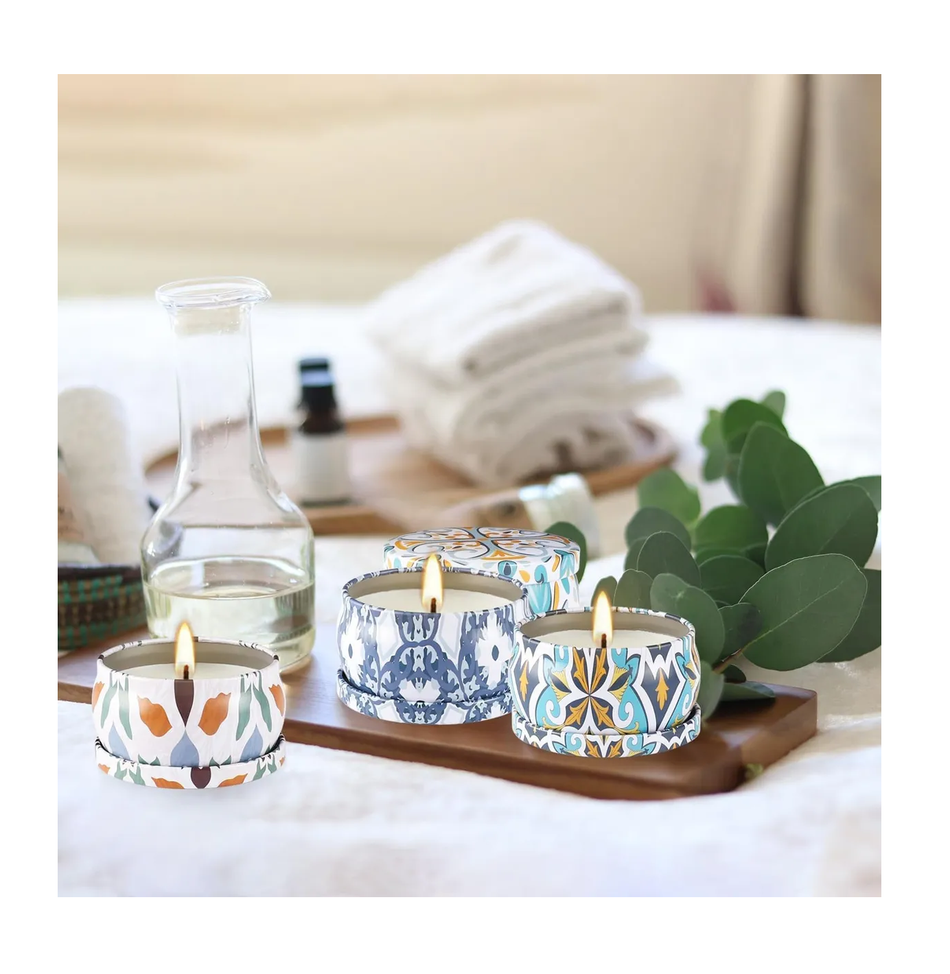 Foto 5 pulgar | Velas Perfumadas De Cera De Soja 16 Piezas