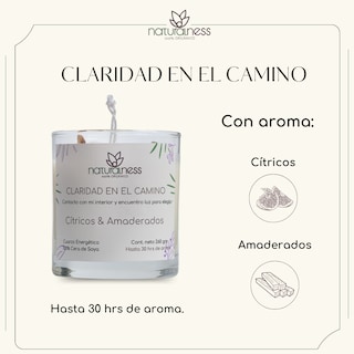 Foto 4 | Vela Naturalness Aromática Con Intención, Cuarzo Energético, Plantas Decorativas-elaboradas Con Cera De Soya