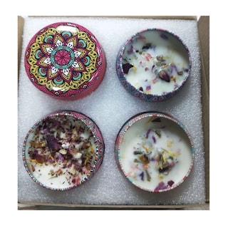 Foto 3 | Velas de Aromaterapia Cera Soja Vela Aromáticas 4 Pzs BELUG