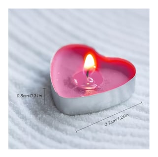 Foto 5 | Velas Flotantes Belug 50 Piezas Rosa Corazón