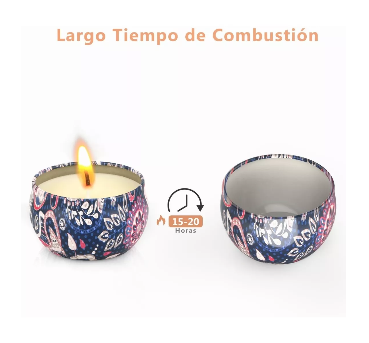 Foto 5 pulgar | Velas Aromáticas Belug 8 Piezas