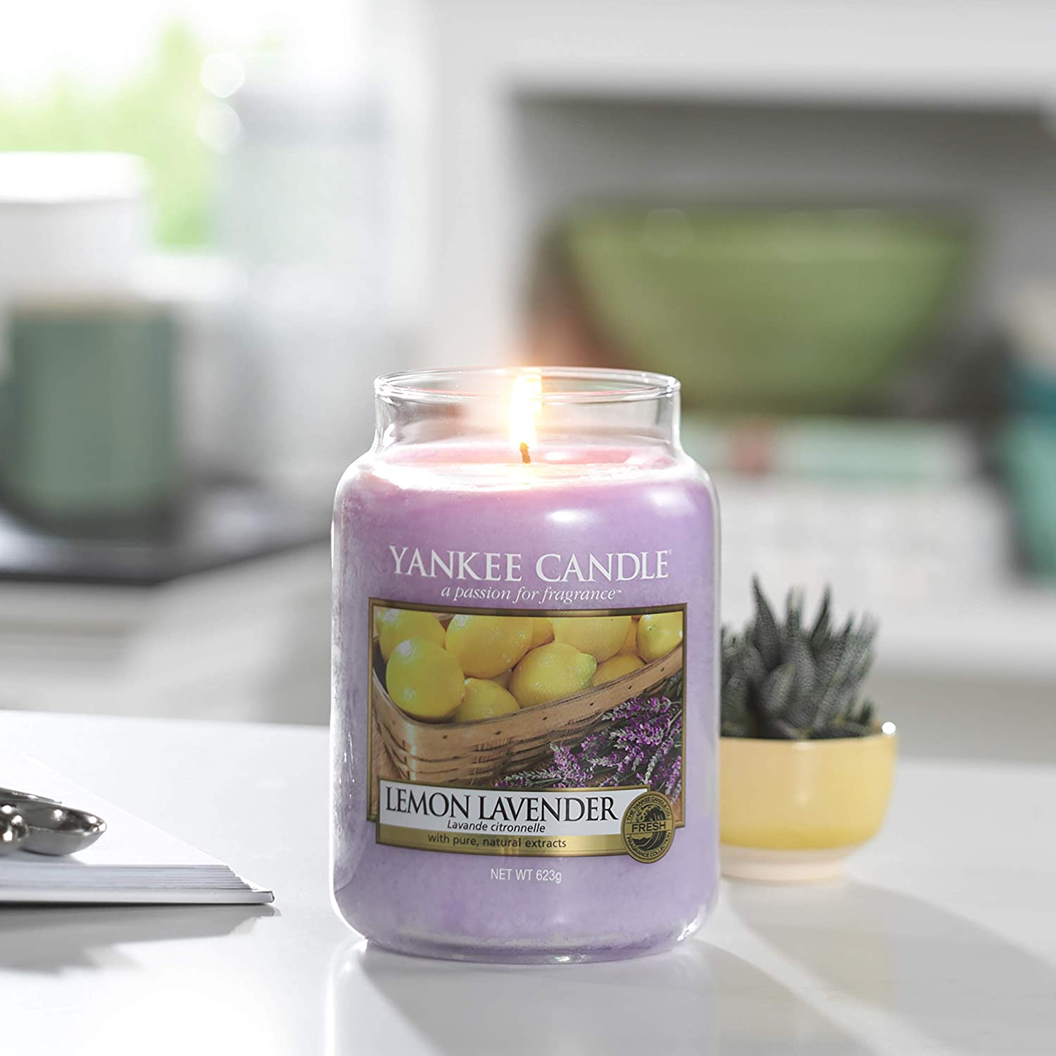 Foto 6 pulgar | Venta Internacional-Vela Aromática Yankee Candle Lemon Lavander