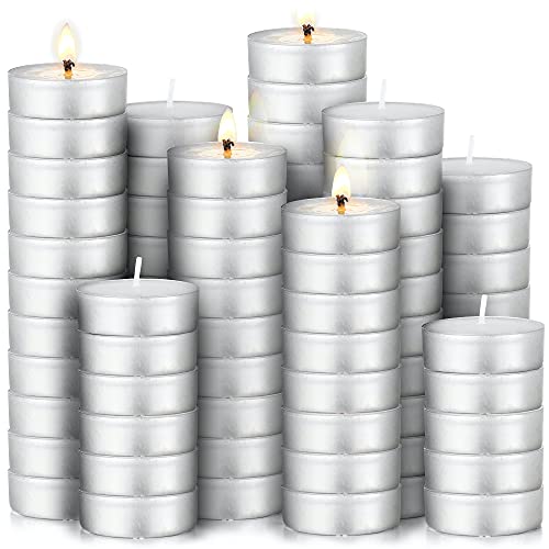 Velas Tea Light Craft Pack de 100 sin Aroma Duraderas y sin Goteo - Venta Internacional