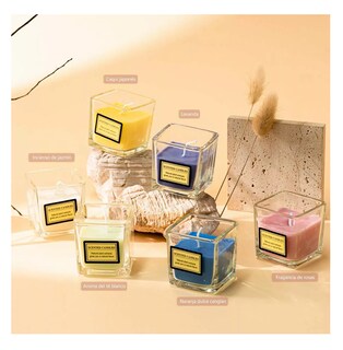Foto 2 | Velas Aromáticas de Cera 6 Piezas