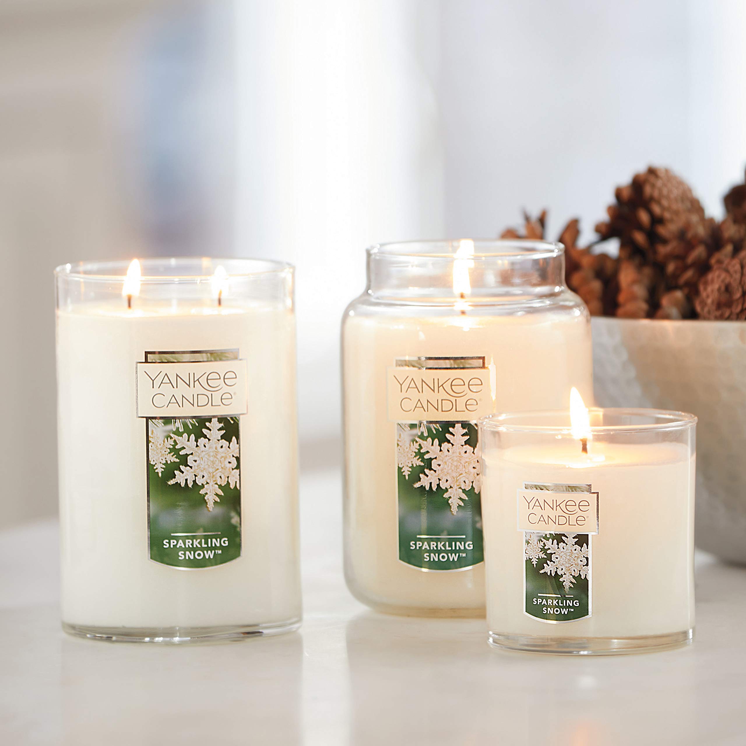 Foto 2 | Vela con Aroma A Nieve Espumosa Yankee Candle 200 Ml - Venta Internacional