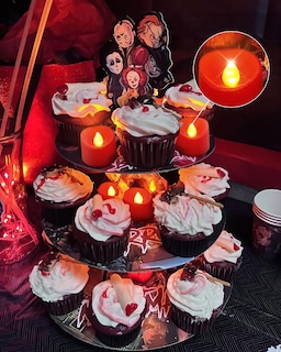 Foto 7 | Velas De Té, Color Rojo Homemory, Funcionan Con Pilas, 24 Unidades - Venta Internacional.