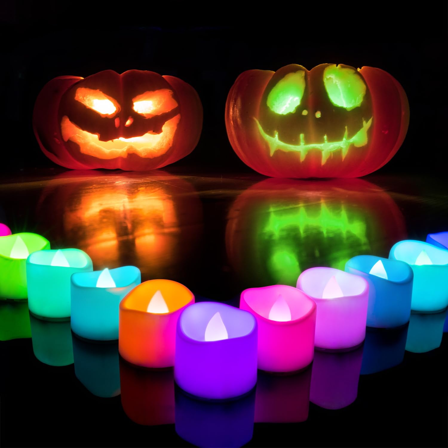 Foto 2 pulgar | Velas Led Para Té Homemory, Paquete De 12, 7 Colores Cambiantes - Venta Internacional.