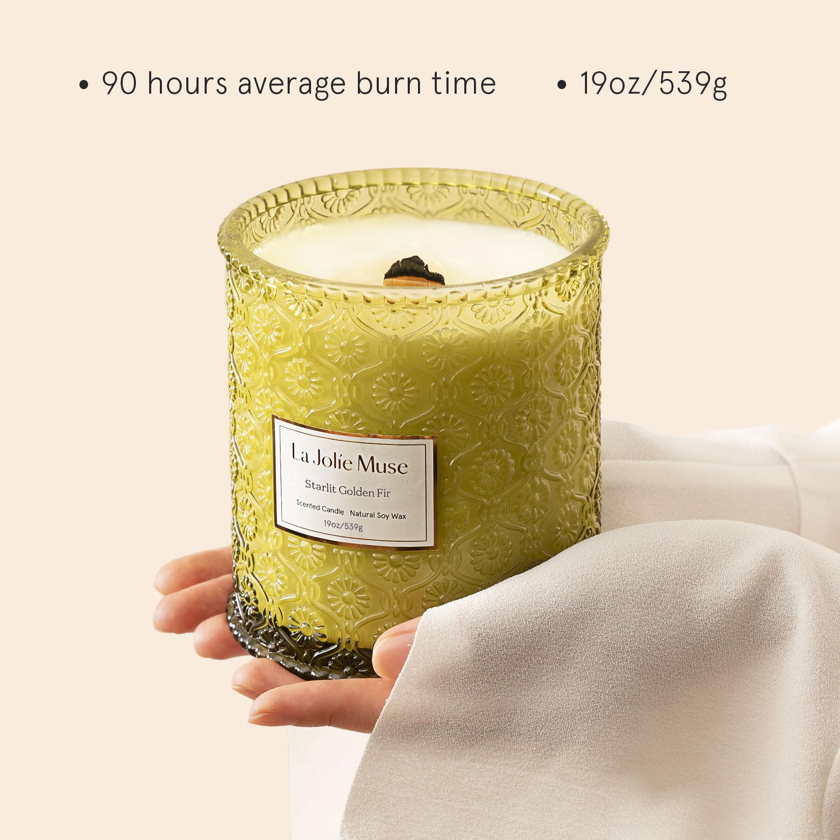 Foto 5 | Candle La Jolie Muse, Con Aroma A Madera De Cedro Y Abeto, 539 G - Venta Internacional.