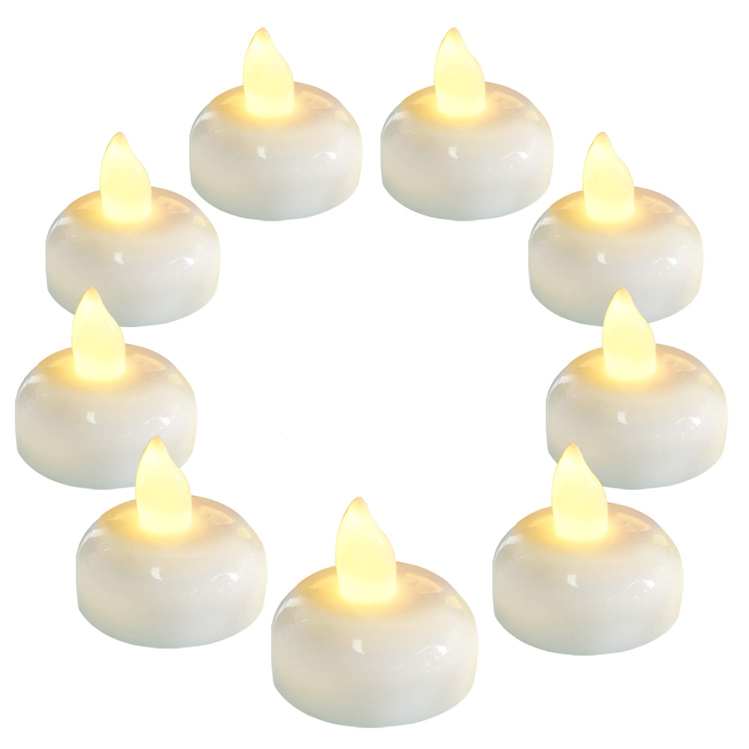 Foto 2 pulgar | Velas Flotantes Sin Llama Homemory Led De Color Blanco Cálido, Paquete De 36 - Venta Internacional.