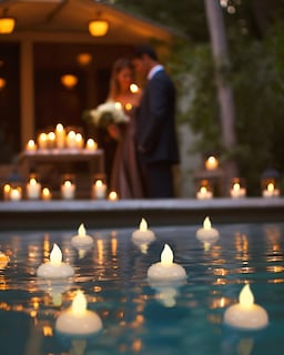Foto 6 | Velas Flotantes Sin Llama Homemory Led De Color Blanco Cálido, Paquete De 36 - Venta Internacional.