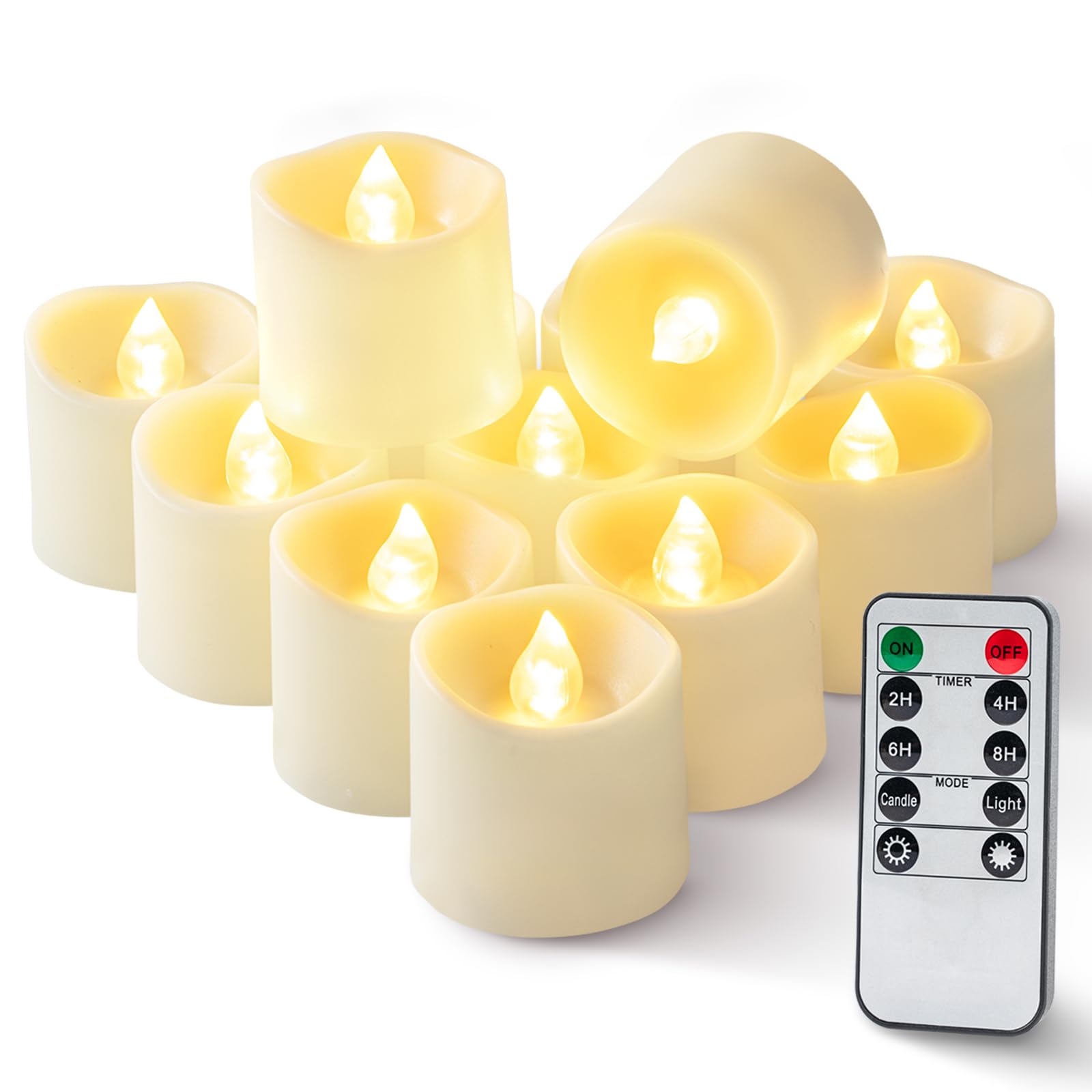 Foto 2 pulgar | Velas Votivas Sin Llama Homemory De Más De 400 Horas Con Temporizador Remoto - Venta Internacional.