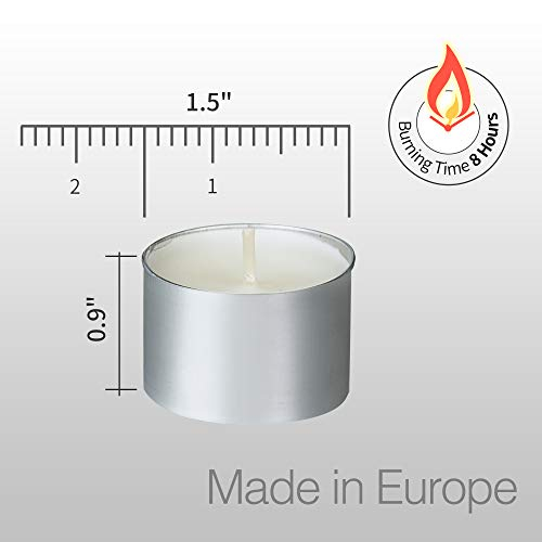 Foto 3 pulgar | Velas Tealight Homelights, 8 Horas De Combustión, 200 Unidades, Color Blanco - Venta Internacional.