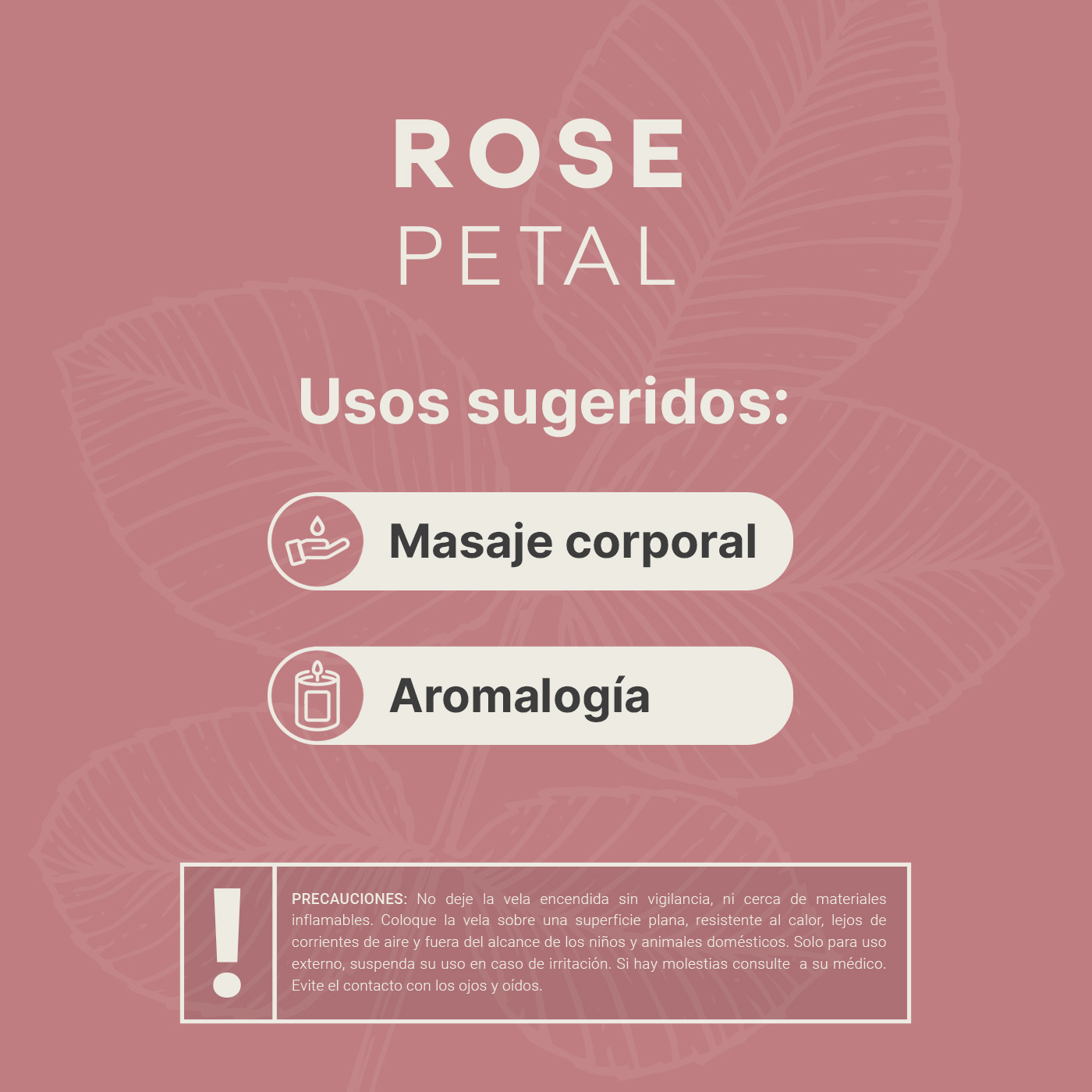 Foto 5 pulgar | Vela De Soya Aromática | 600 G | Aroma Pétalos De Rosa | Duración 120 Horas | Rose Petal Aromatic Candle | B Life.