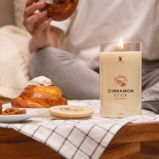 Foto 7 | Vela De Soya Aromática | 600 G | Aroma Canela | Duración 120 Horas | Cera Para Masaje | Cinnamon Stick Aromati