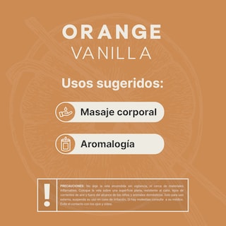 Foto 4 | Vela De Soya Aromática | 600 G | Aroma Naranja Con Vainilla | Duración 120 Horas | Orange Vanilla Aromatic Candle |