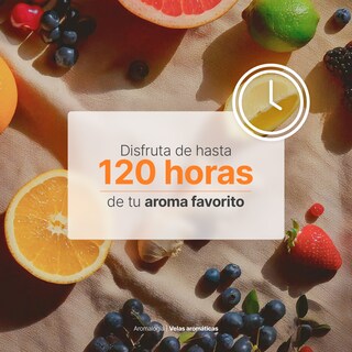Foto 5 | Vela de Soya Aromática 600 G Aroma Frutas Tropicales Duración 120 Horas B Life