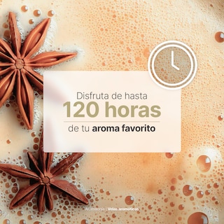 Foto 5 | Vela de Soya Aromática 600 G Aroma Té Chai Duración 120 Horas Cera Para Masaje B Life