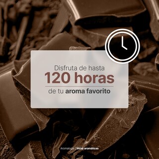 Foto 5 | Vela de Soya Aromática 600 G Aroma Dulce de Chocolate Duración 120 Horas B Life