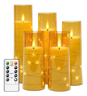 Foto 1 | Velas Led Belug 5 Piezas con Control Remoto