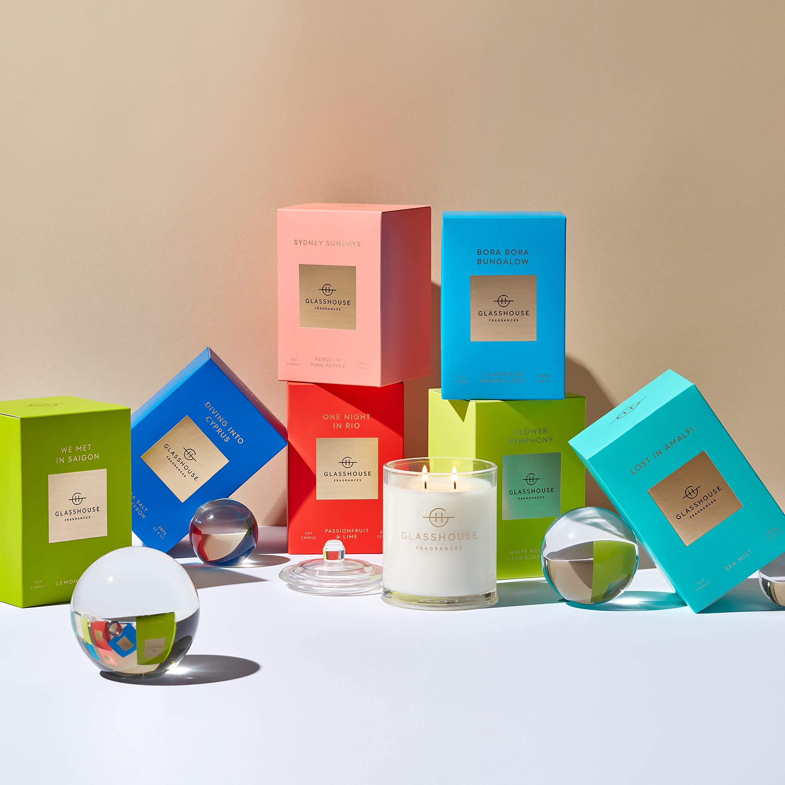 Foto 7 pulgar | Fragancias Candle Glasshouse Lost In Amalfi, 60 G, Sea Mist - Venta Internacional.