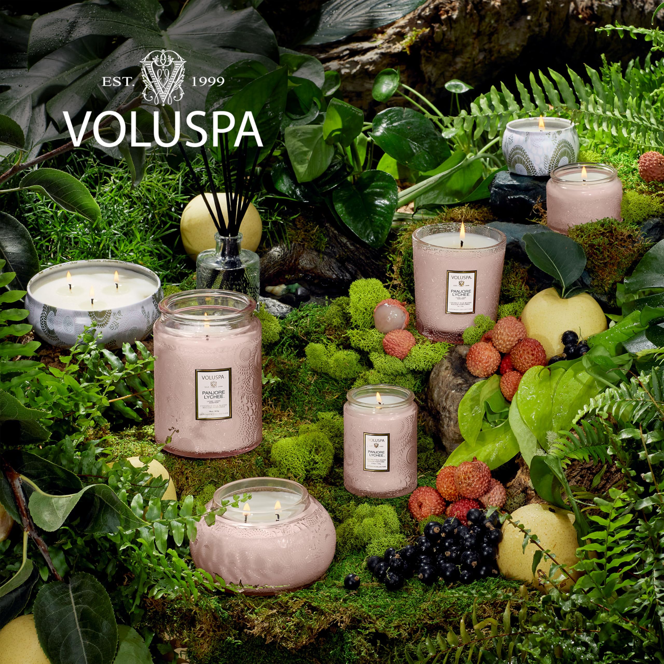 Foto 7 pulgar | Vela Voluspa Panjore Lychee, 120 Ml, 25 Horas De Combustión - Venta Internacional.