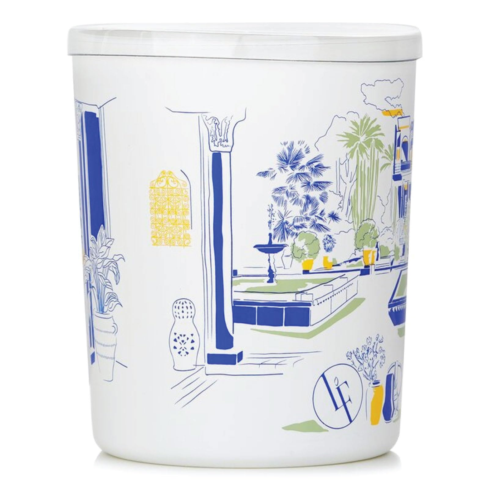 Foto 3 | Tarro para Velas Aromáticas Bougies La Francaise Blue Garden 180 G - Venta Internacional