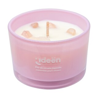 Foto 3 | Par De Velas Romántica Con Cuarzos Y Aroma Japanese Plum Bloom