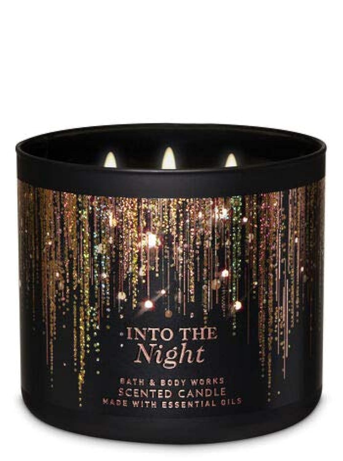 Foto 2 pulgar | Vela Bath & Body Works Into The Night 430 ml 3 Mechas Fragancia de Frambuesa y Rosa - Venta Internacional