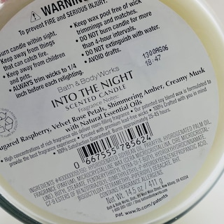 Foto 6 | Vela Bath & Body Works Into The Night 430 ml 3 Mechas Fragancia de Frambuesa y Rosa - Venta Internacional