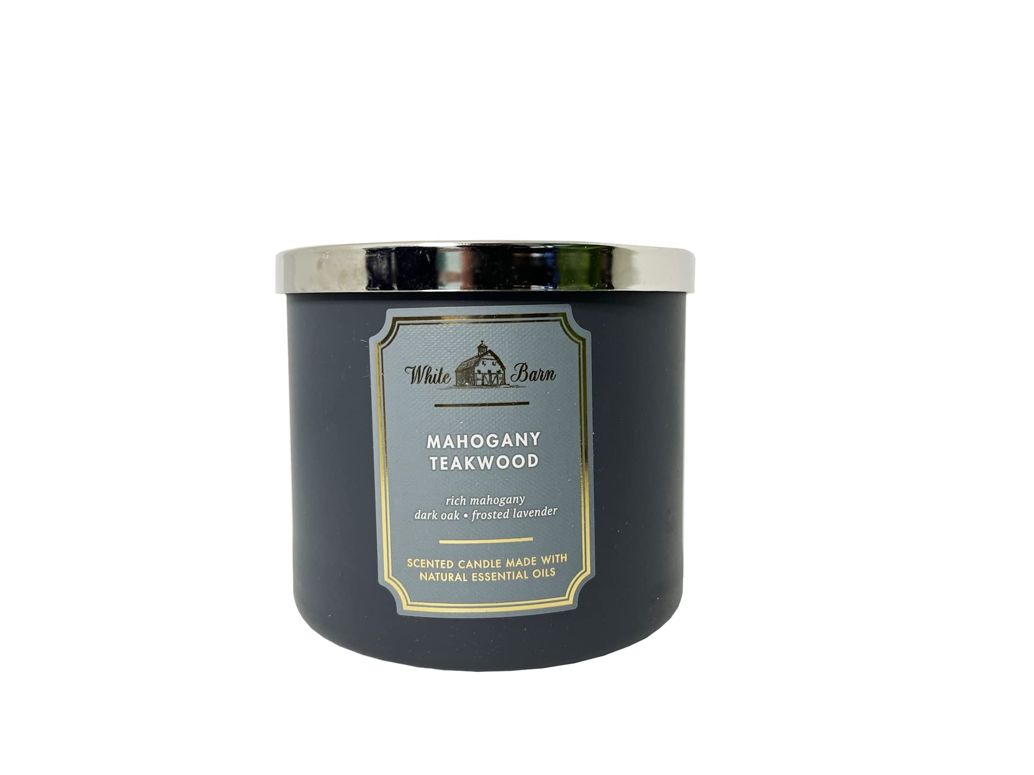 Vela Aromática Bath & Body Works White Barn Caoba y Madera Teca - Venta Internacional