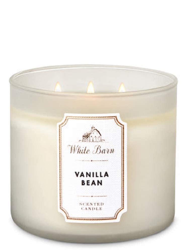 Foto 3 pulgar | Vela Vainilla Candle Bath & Body Works White Barn de 3 Mechas - Venta Internacional