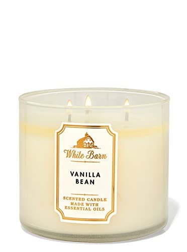 Foto 4 pulgar | Vela Vainilla Candle Bath & Body Works White Barn de 3 Mechas - Venta Internacional
