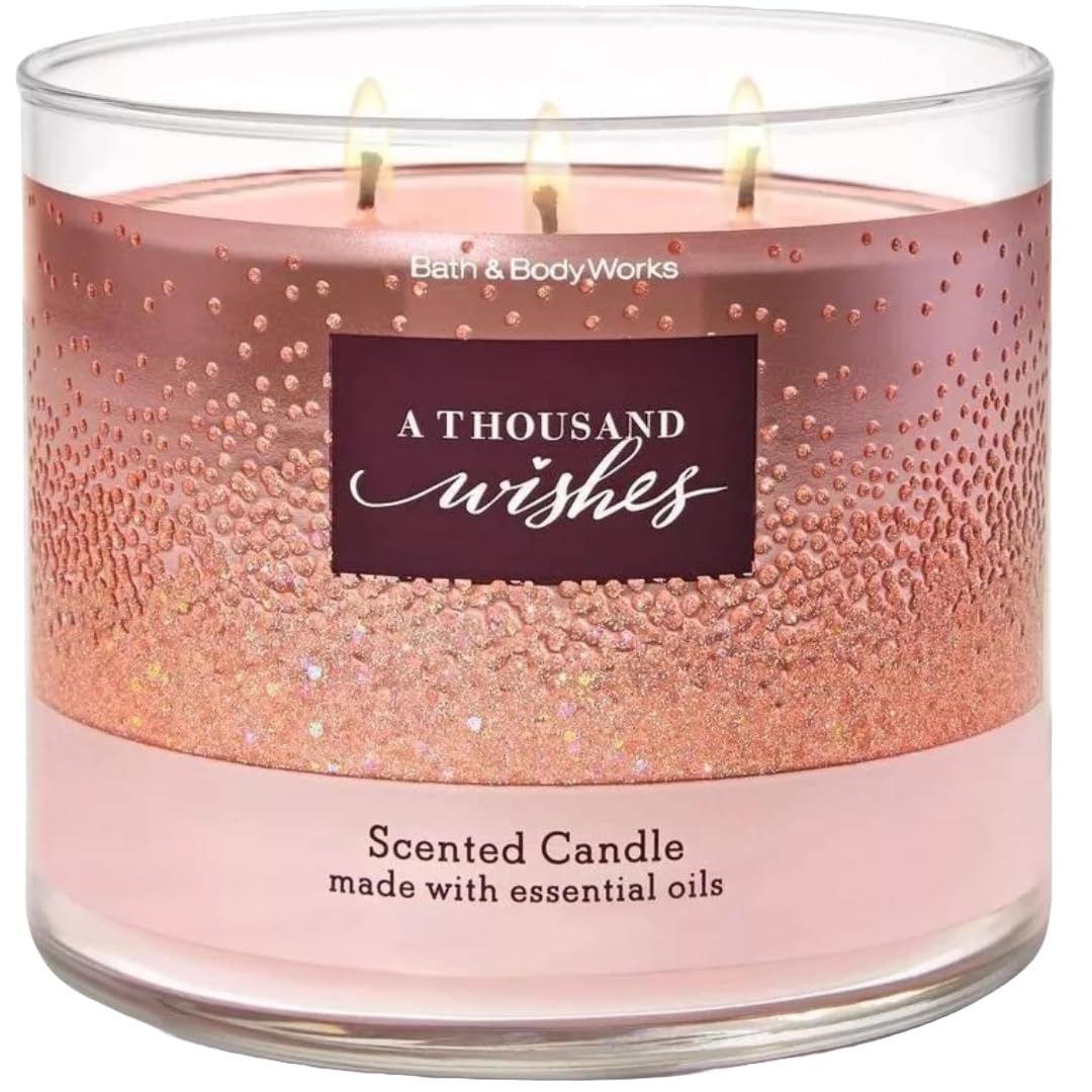 Foto 2 pulgar | Vela Bath And Body Works A Thousand Wishes, 3 Mechas, 430 Ml - Venta Internacional.