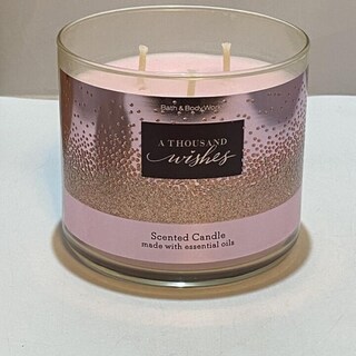 Foto 4 | Vela Bath And Body Works A Thousand Wishes, 3 Mechas, 430 Ml - Venta Internacional.