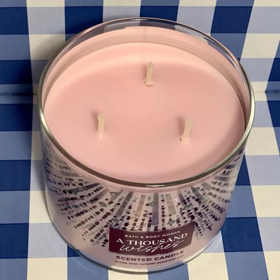 Foto 7 pulgar | Vela Bath And Body Works A Thousand Wishes, 3 Mechas, 430 Ml - Venta Internacional.
