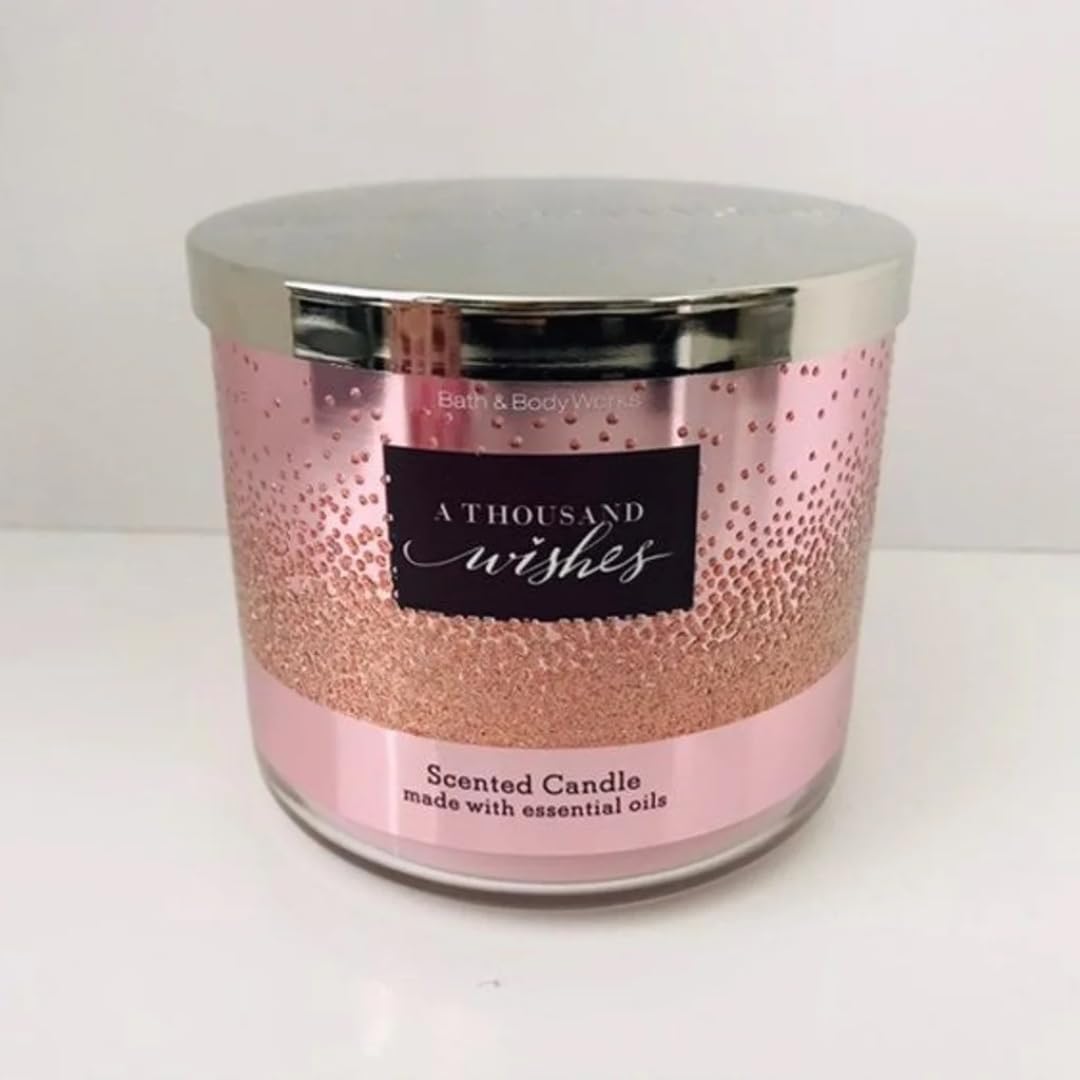 Foto 8 pulgar | Vela Bath And Body Works A Thousand Wishes, 3 Mechas, 430 Ml - Venta Internacional.
